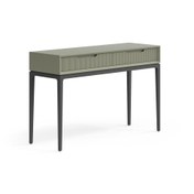 Консоль Velvet 2 ящика Матовый оливковый тёмный